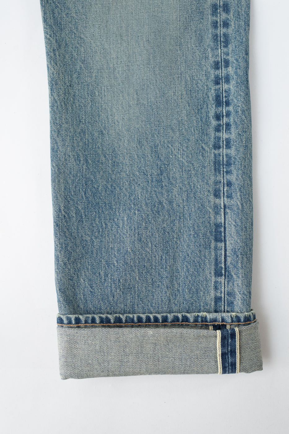 15oz - River Washed Selvedge Stanton Pant - Light Indigo