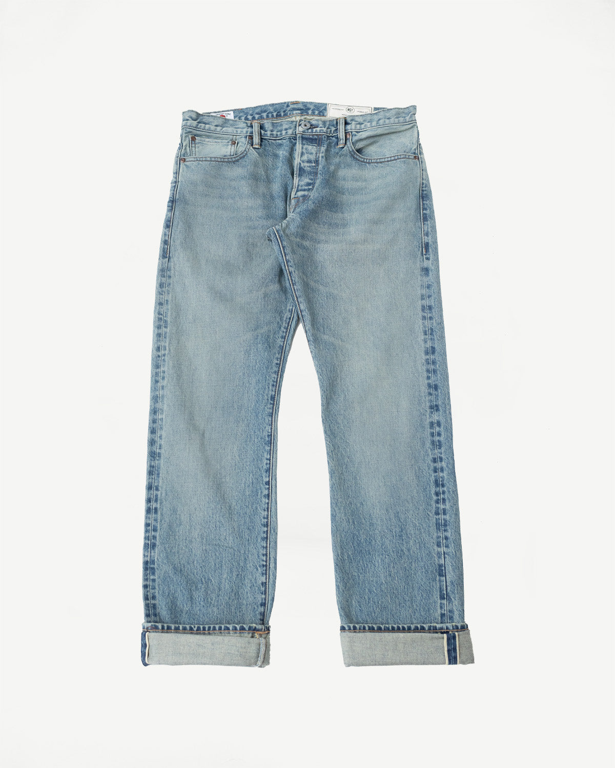 15oz - River Washed Selvedge Stanton Pant - Light Indigo