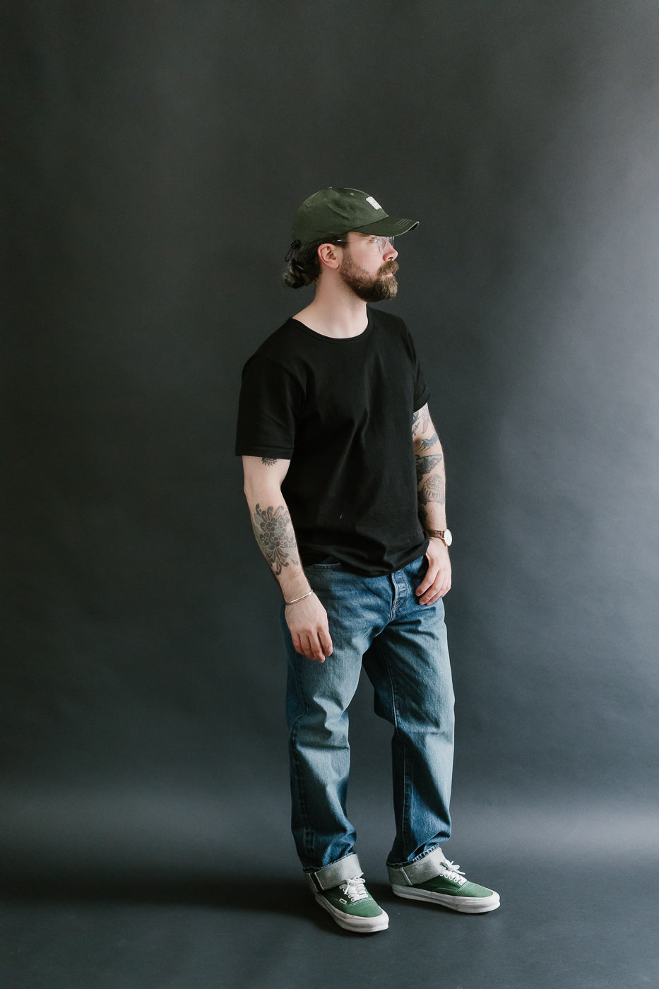 15oz - Vintage Washed Selvedge Strider Pant - Medium Indigo