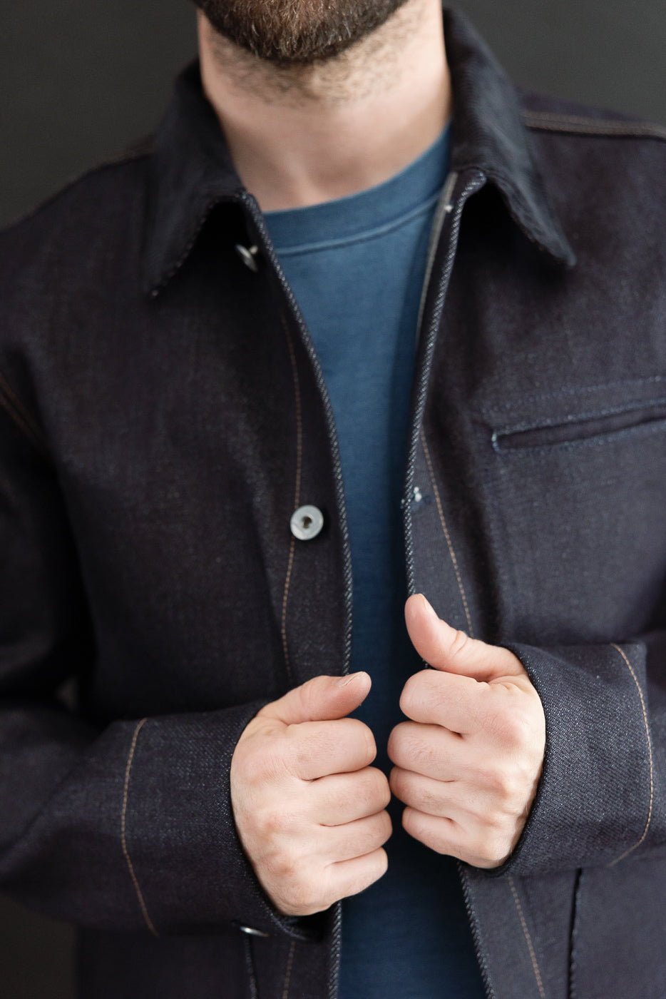 22oz - Selvedge Denim Supply Jacket - Indigo