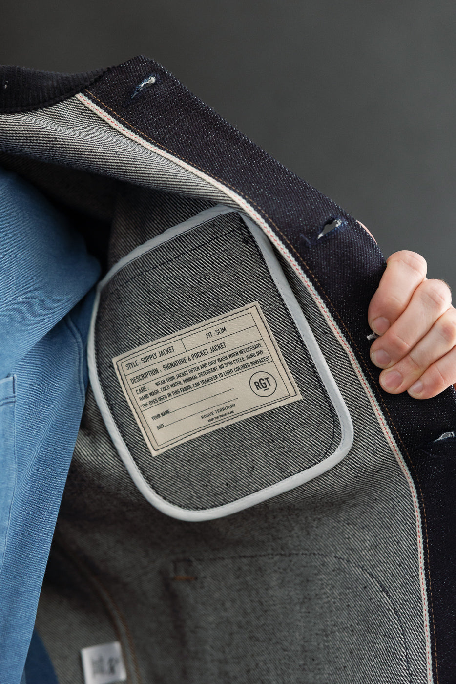 22oz - Selvedge Denim Supply Jacket - Indigo