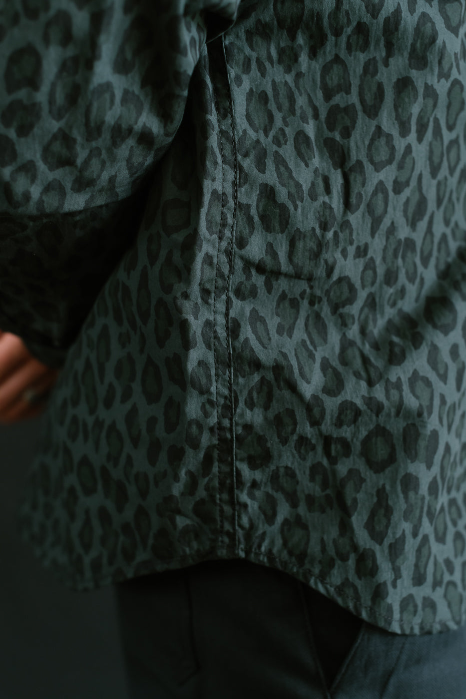 4oz - Oxford Shirt Dark Cheetah Camo - Green