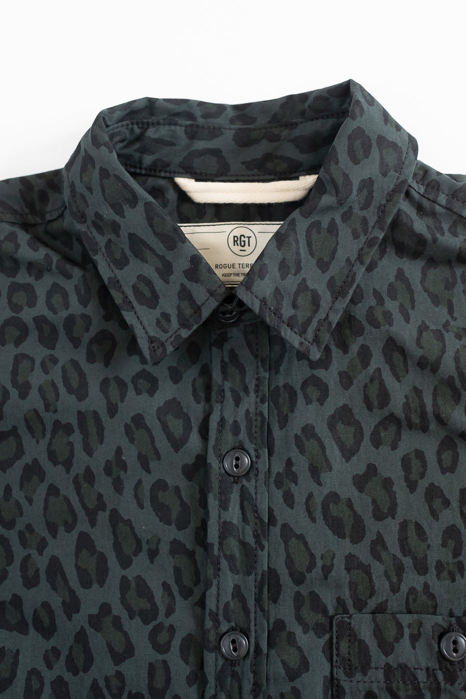 4oz - Oxford Shirt Dark Cheetah Camo - Green