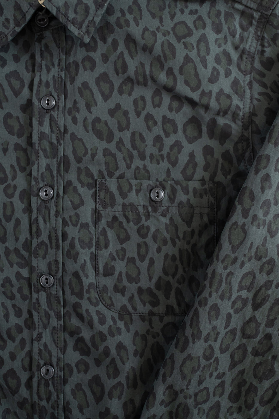 4oz - Oxford Shirt Dark Cheetah Camo - Green