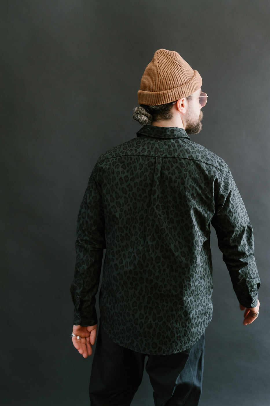 4oz - Oxford Shirt Dark Cheetah Camo - Green
