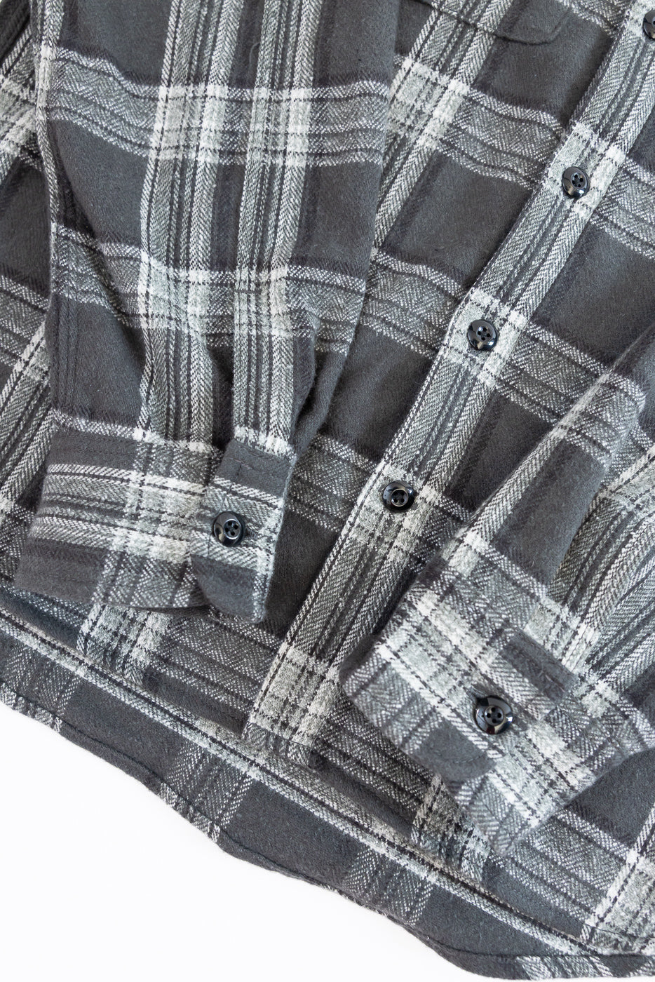 6oz Field Shirt Plaid Flannel - Grey
