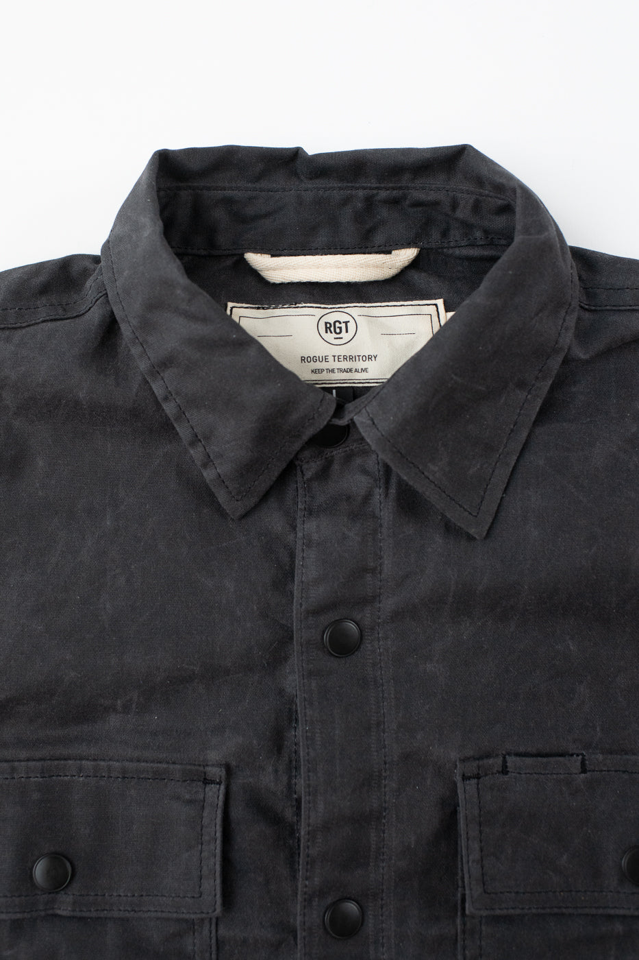 7oz - Patrol Shirt Waxed Canvas - Grey
