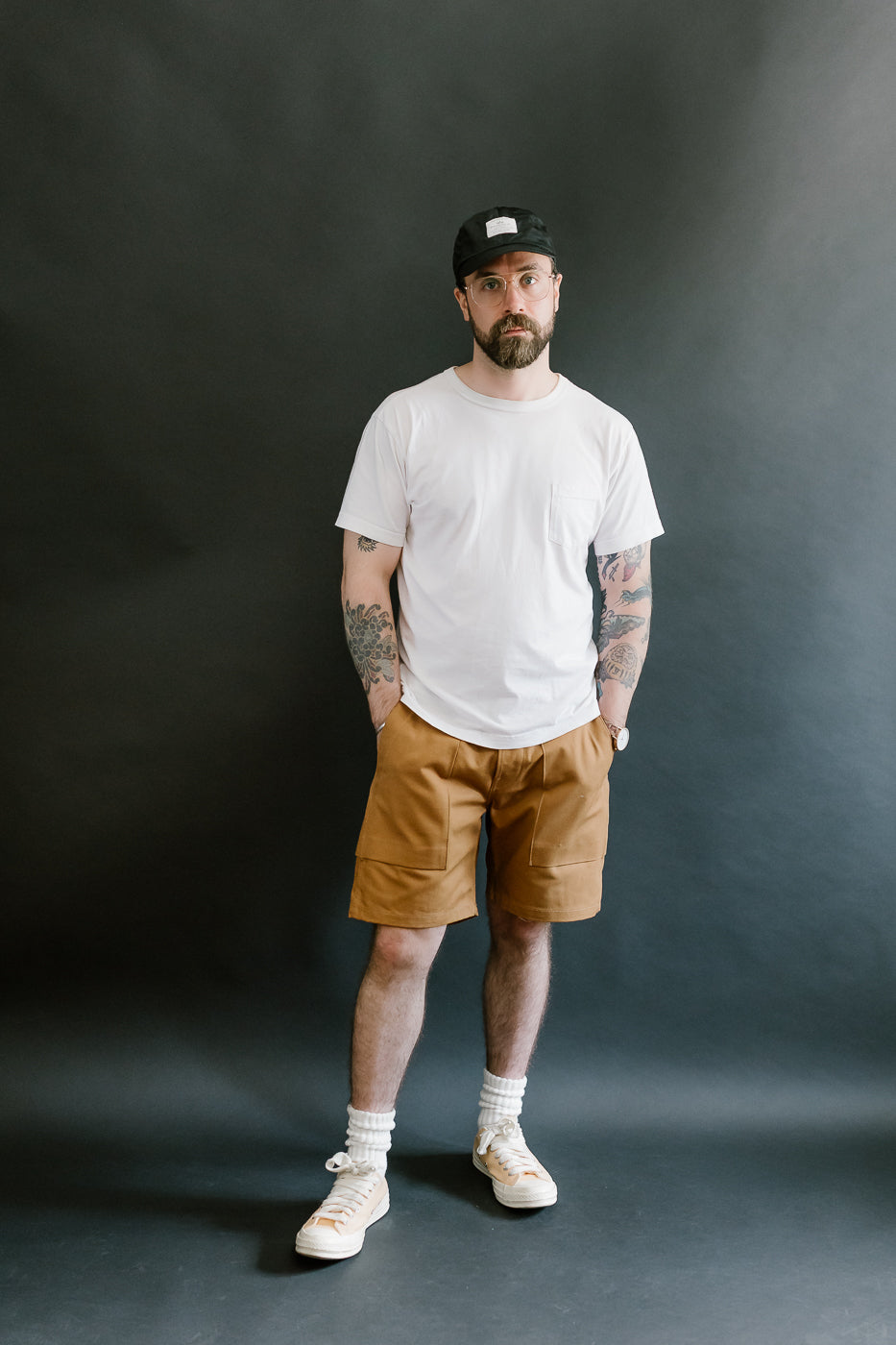 Fatigue Shorts - Camel Canvas
