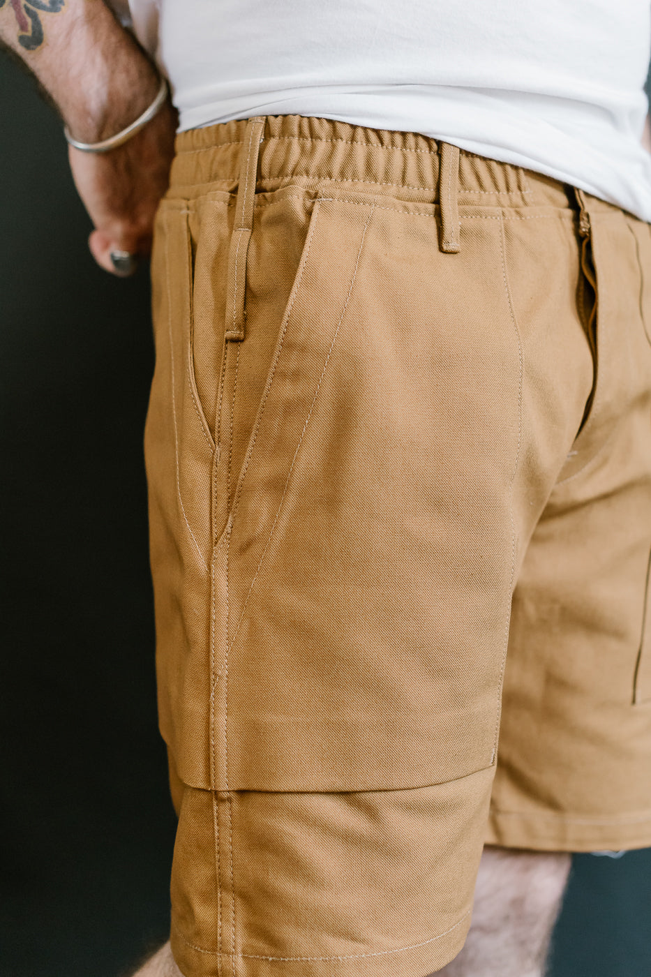 Fatigue Shorts - Camel Canvas