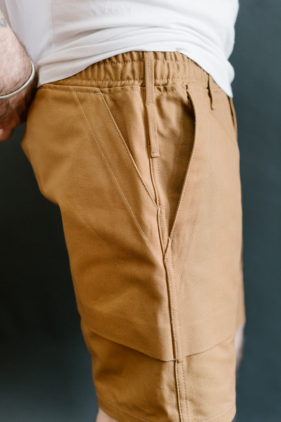 Fatigue Shorts - Camel Canvas