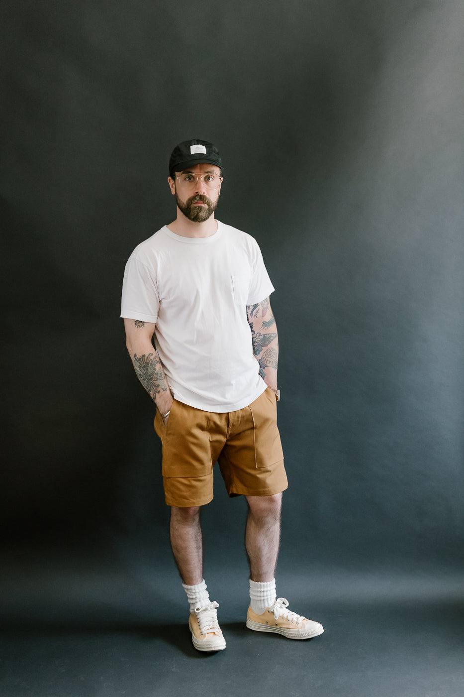 Fatigue Shorts - Camel Canvas
