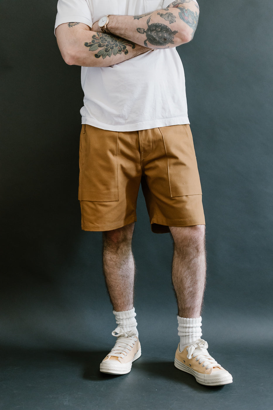 Fatigue Shorts - Camel Canvas