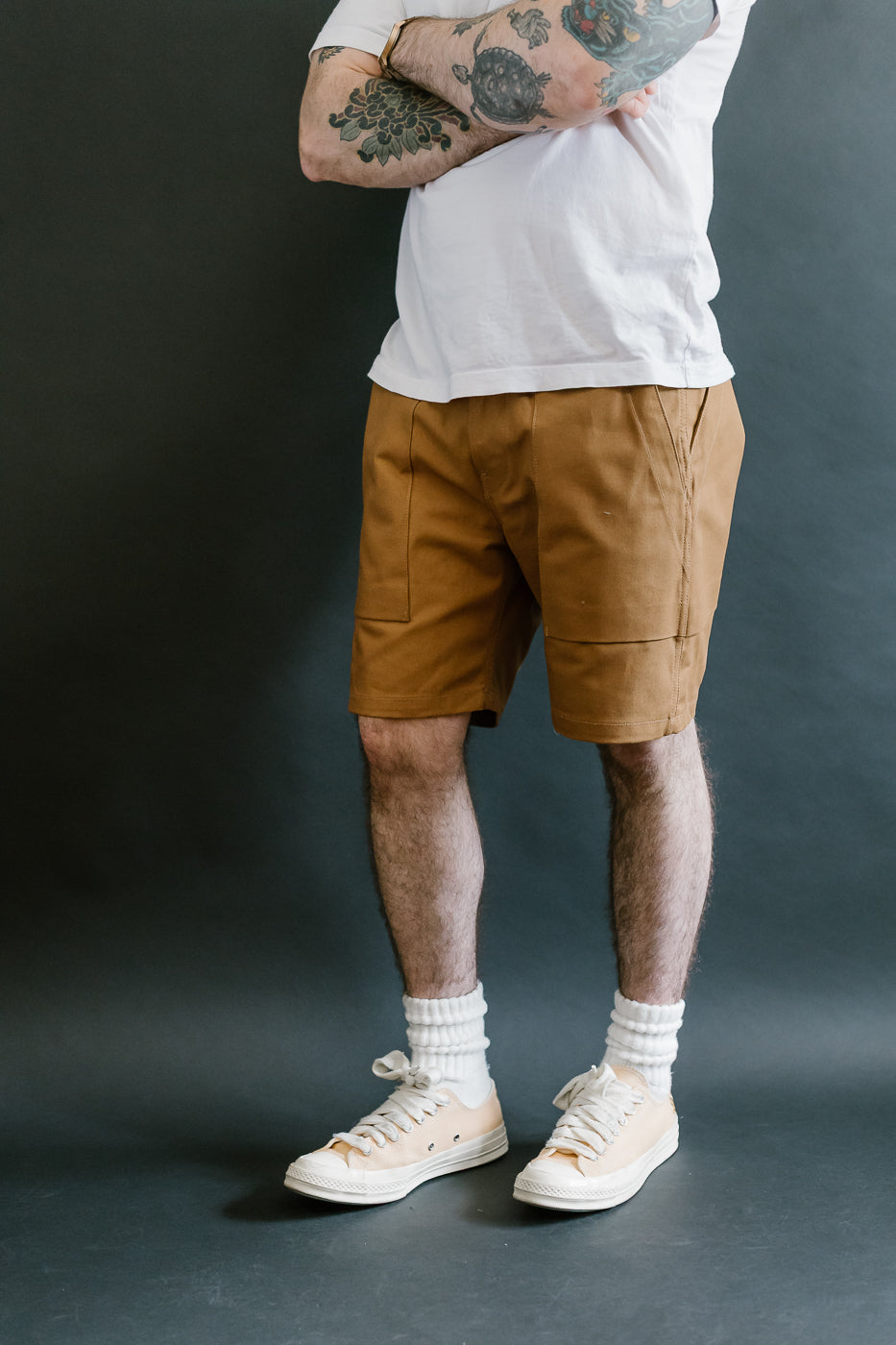 Fatigue Shorts - Camel Canvas