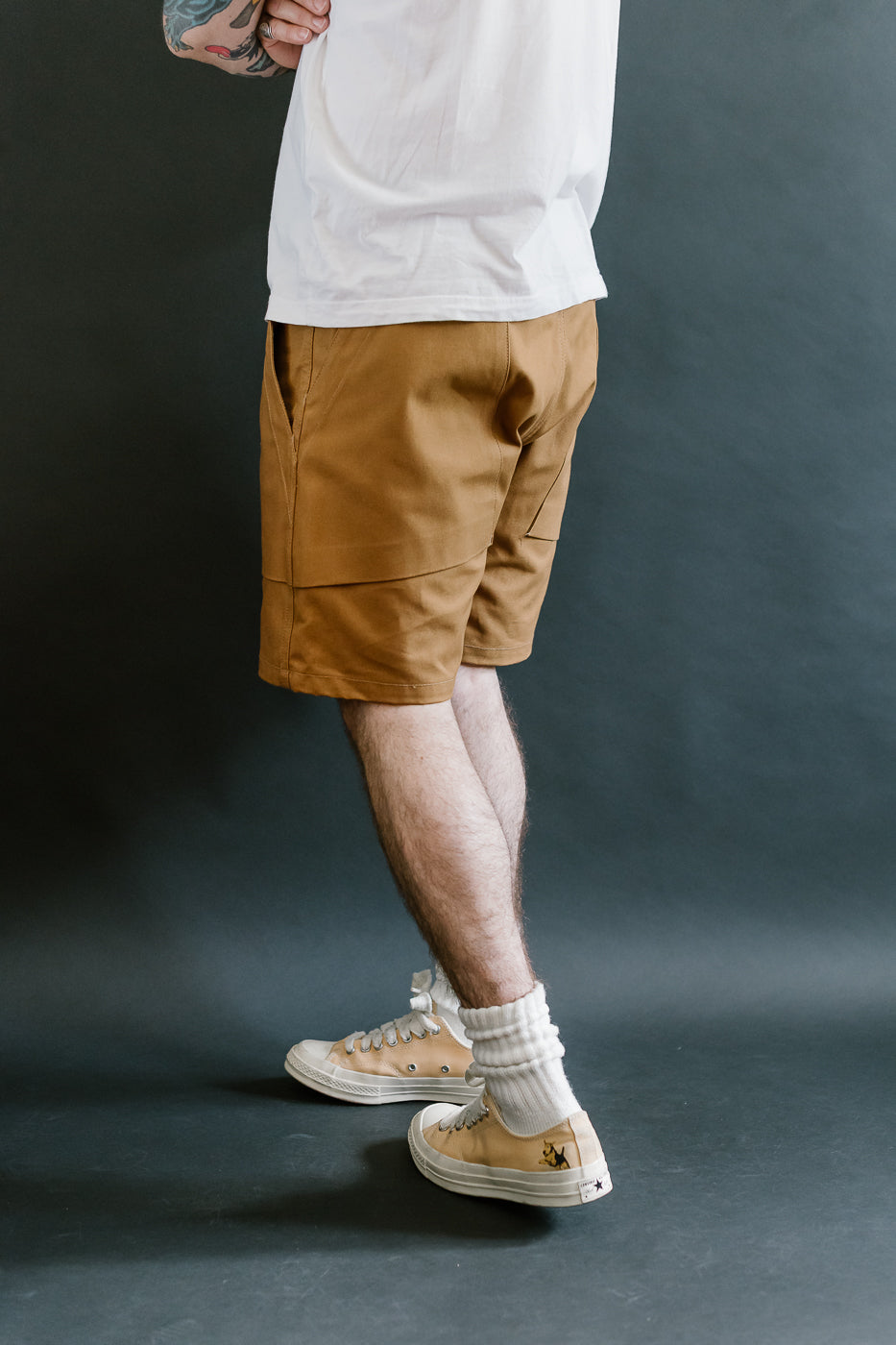 Fatigue Shorts - Camel Canvas