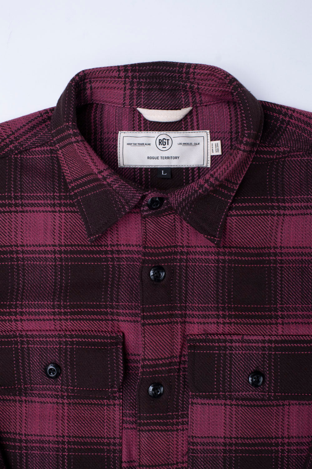 Field Shirt Plaid - Raspberry
