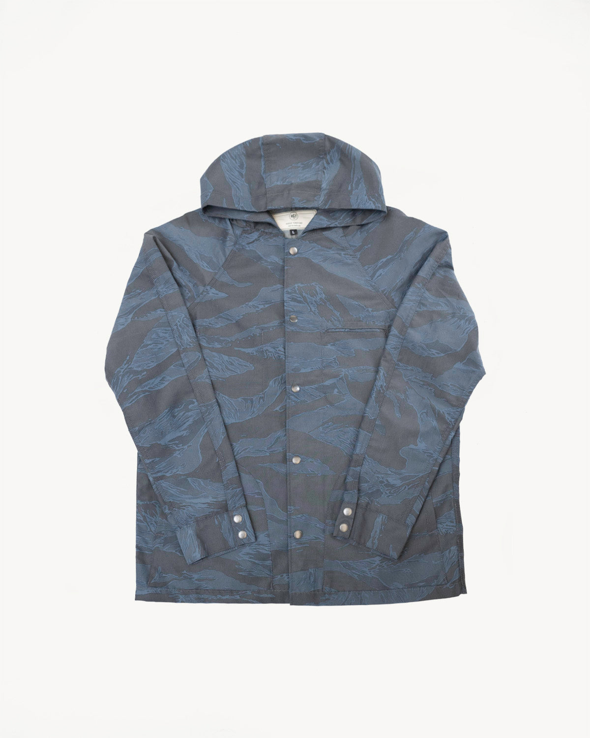 5oz Hooded Supply Jacket - Blue Tiger Camo