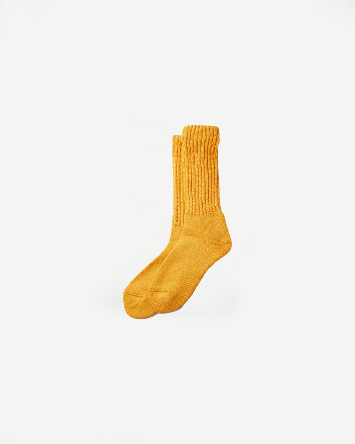 R1334 - Loose Pile Crew Sock - Yellow