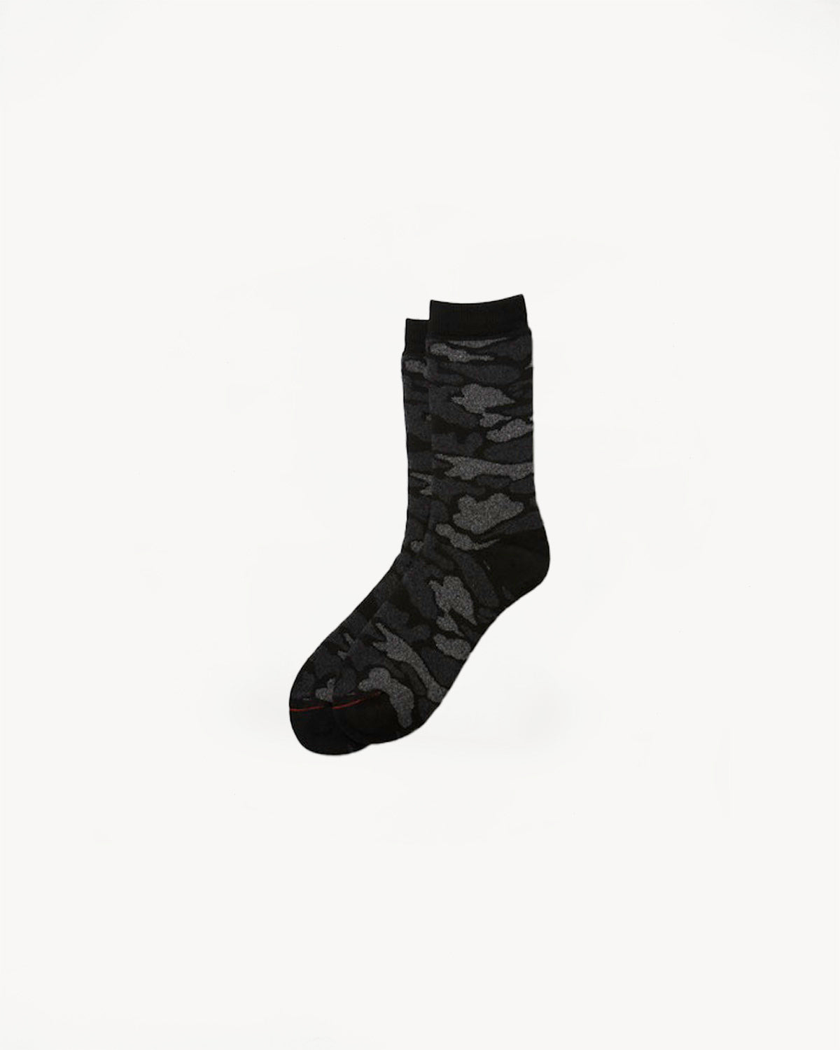 R1339 - Pile Camo Socks - Black