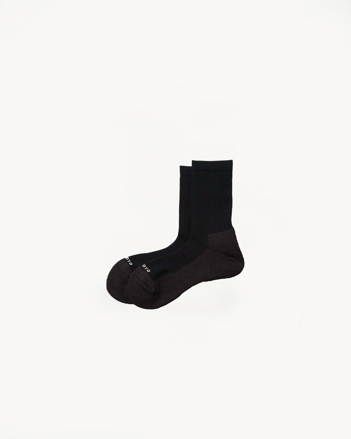 R1533 - Washi Cushion Crew Sock - Black