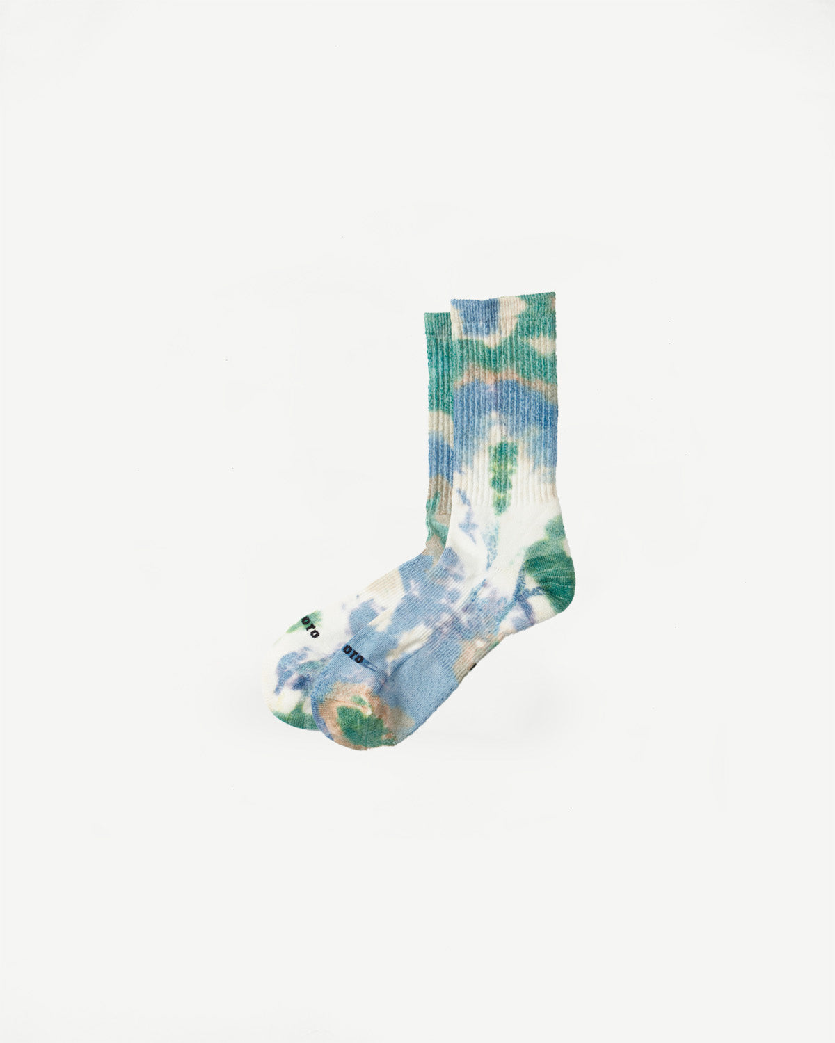 R1564 - Allrounder Merino Tie Dye Crew Sock - Green, Blue