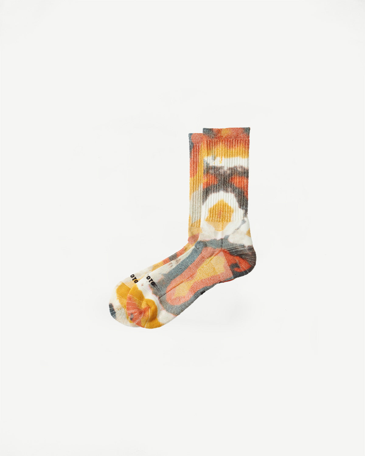 R1564 - Allrounder Merino Tie Dye Crew Sock - Yellow, Red