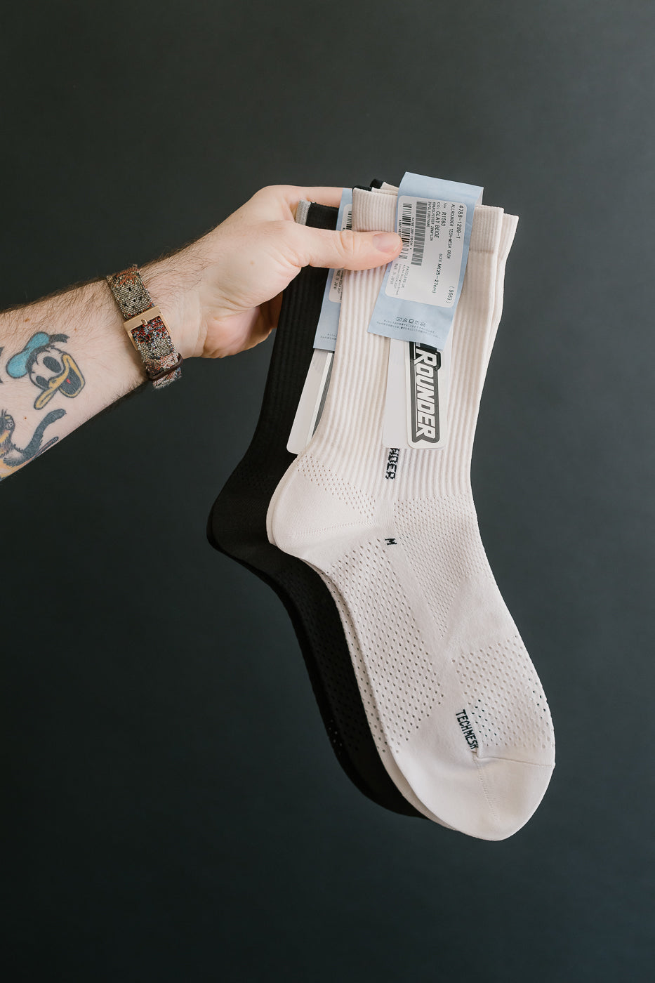 R1593 - Allrounder Tech-Mesh Crew Sock - Black