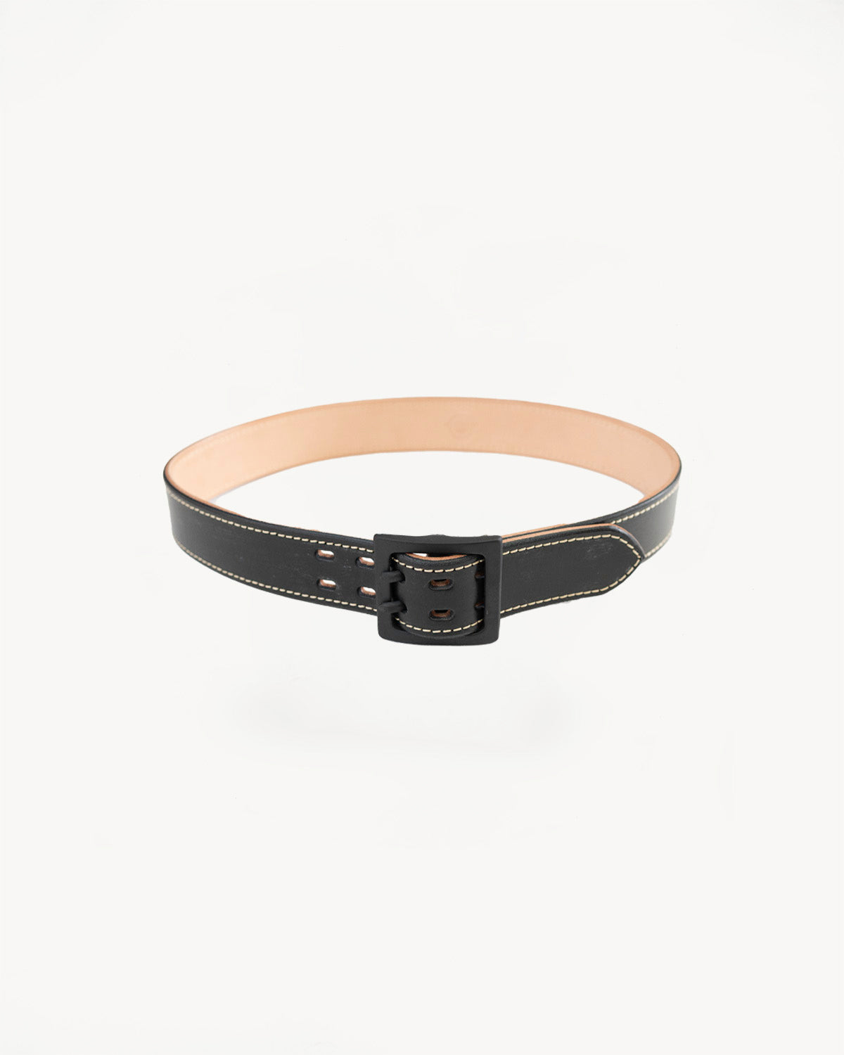 A107HSII - Extra Thick Bridle Leather Belt - Black