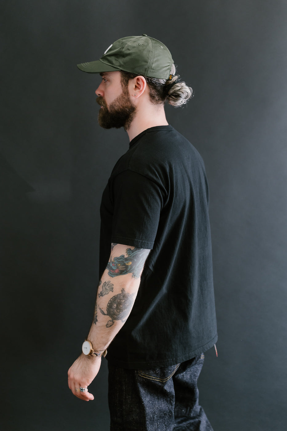 SJST-ML - Heavyweight Plain T-Shirt - Black