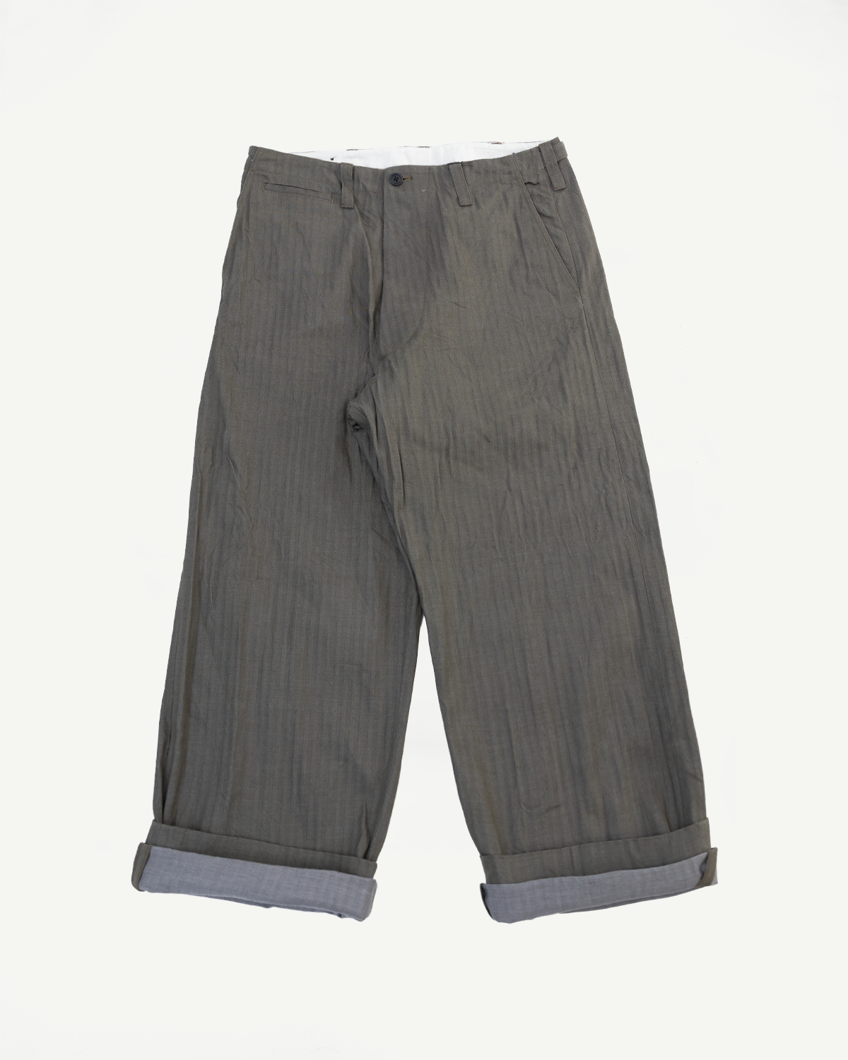 SWC600C-HBII - 13oz Neppy HBT Military - Wide Trousers