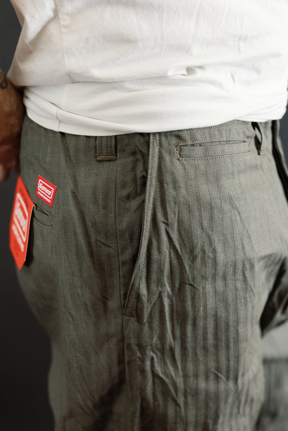 SWC600C-HBII - 13oz Neppy HBT Military - Wide Trousers