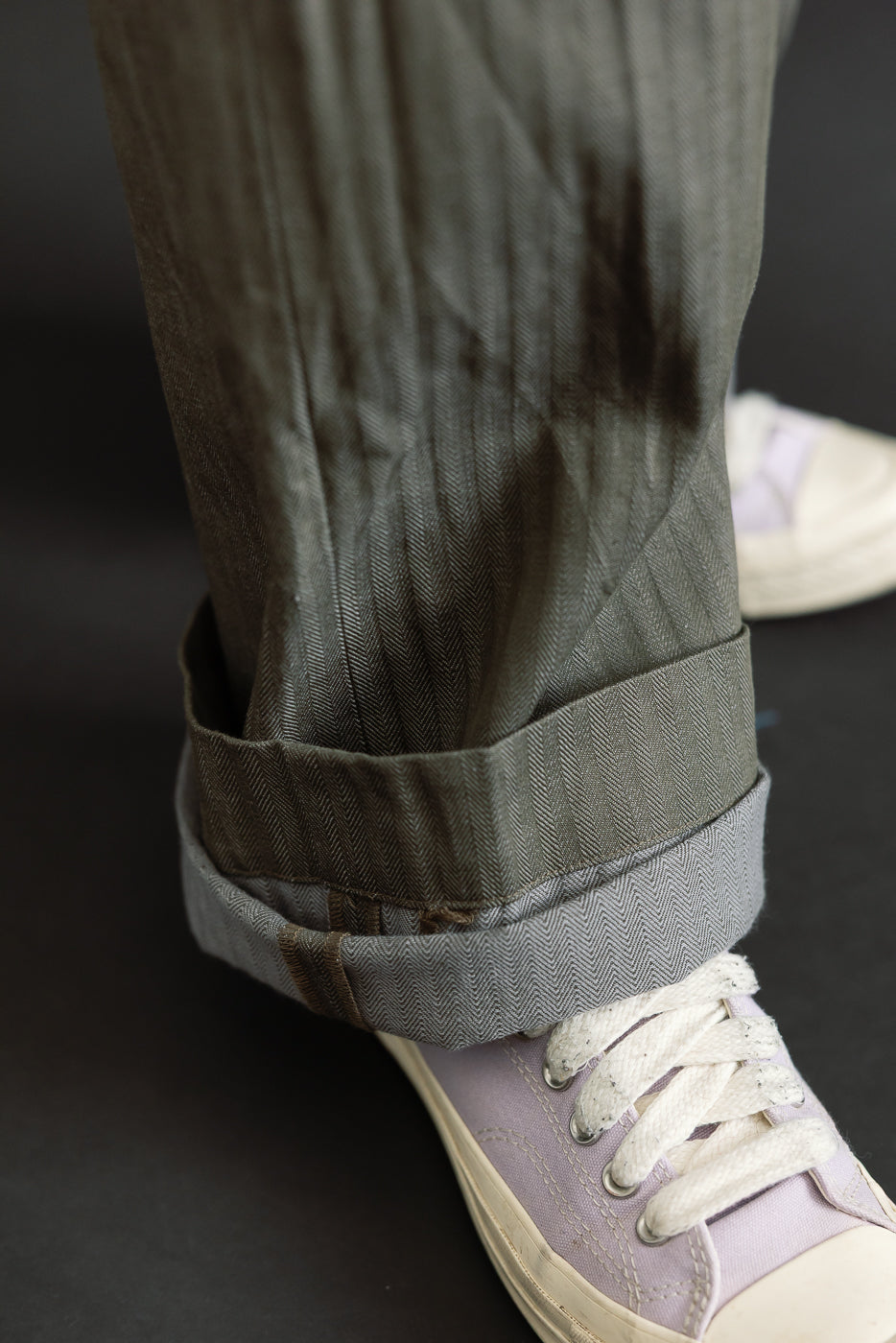 SWC600C-HBII - 13oz Neppy HBT Military - Wide Trousers