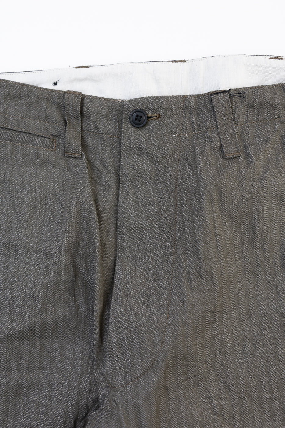 SWC600C-HBII - 13oz Neppy HBT Military - Wide Trousers | Dant