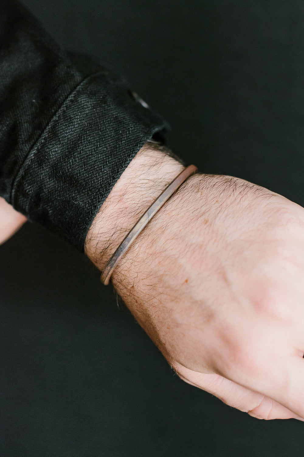 The Classic Cuff - Work Patina - Copper
