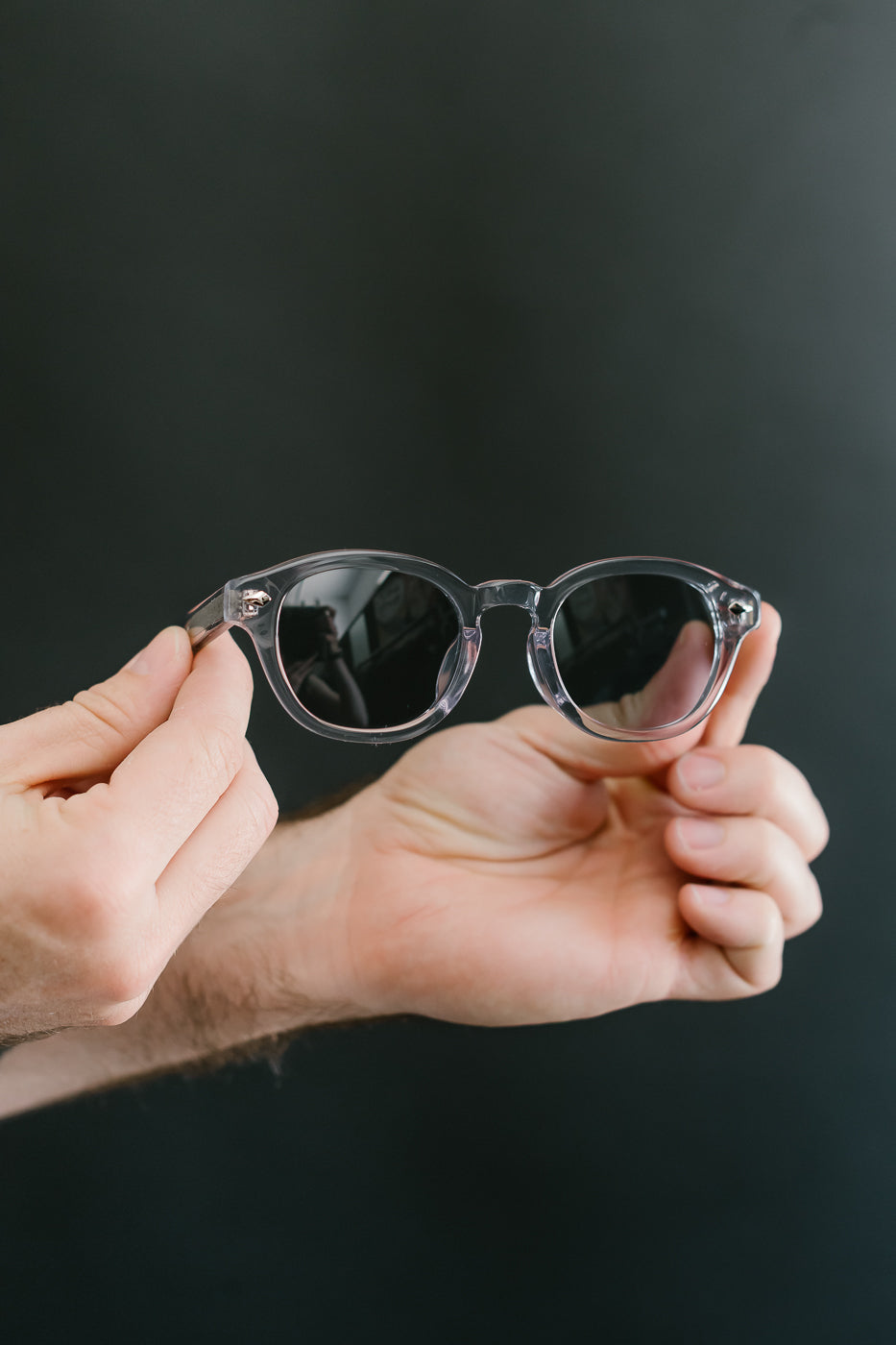 7558 - Acetate Sunglasses - Clear