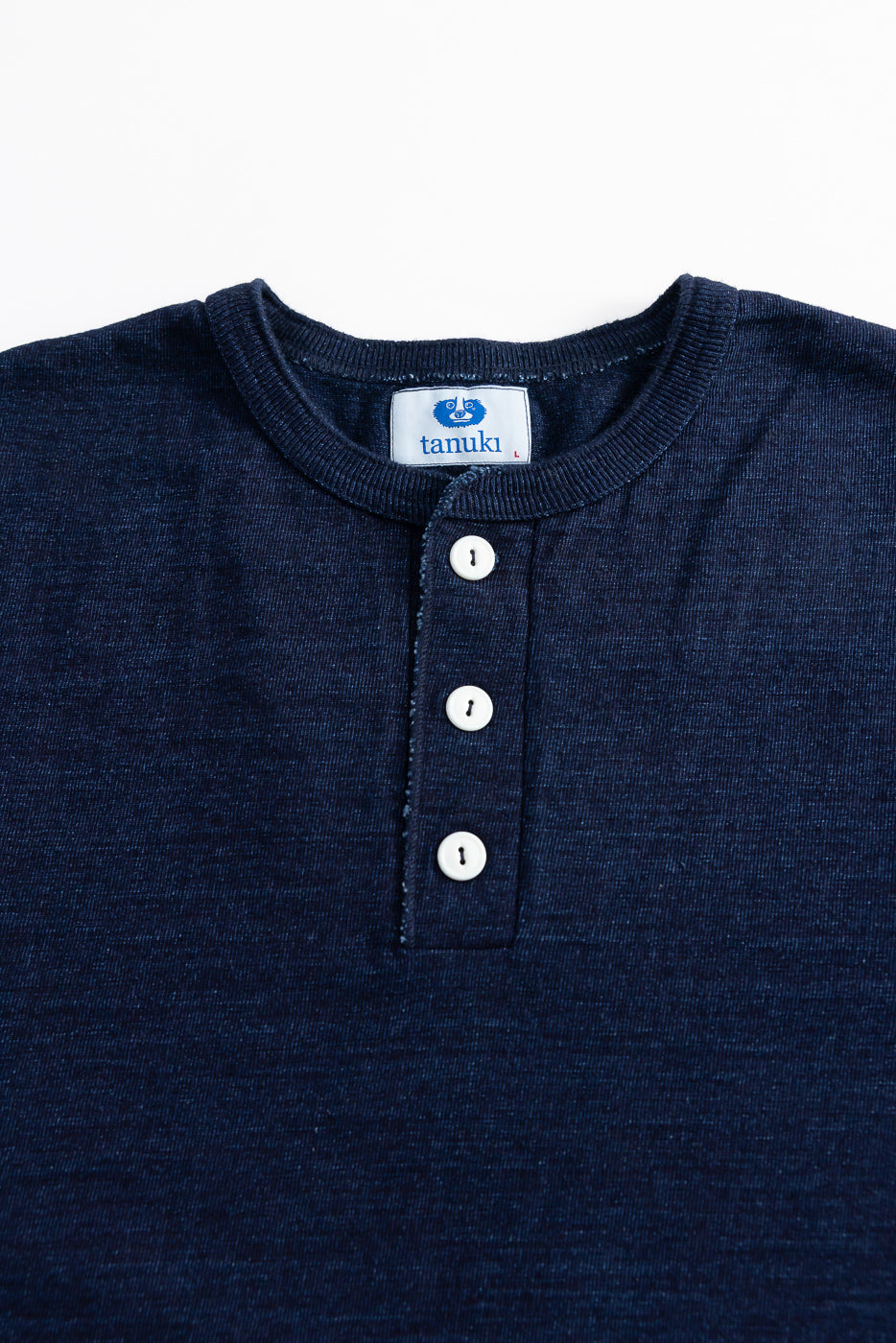 Shinkai Heavy Henley T-Shirt - Indigo | Dant
