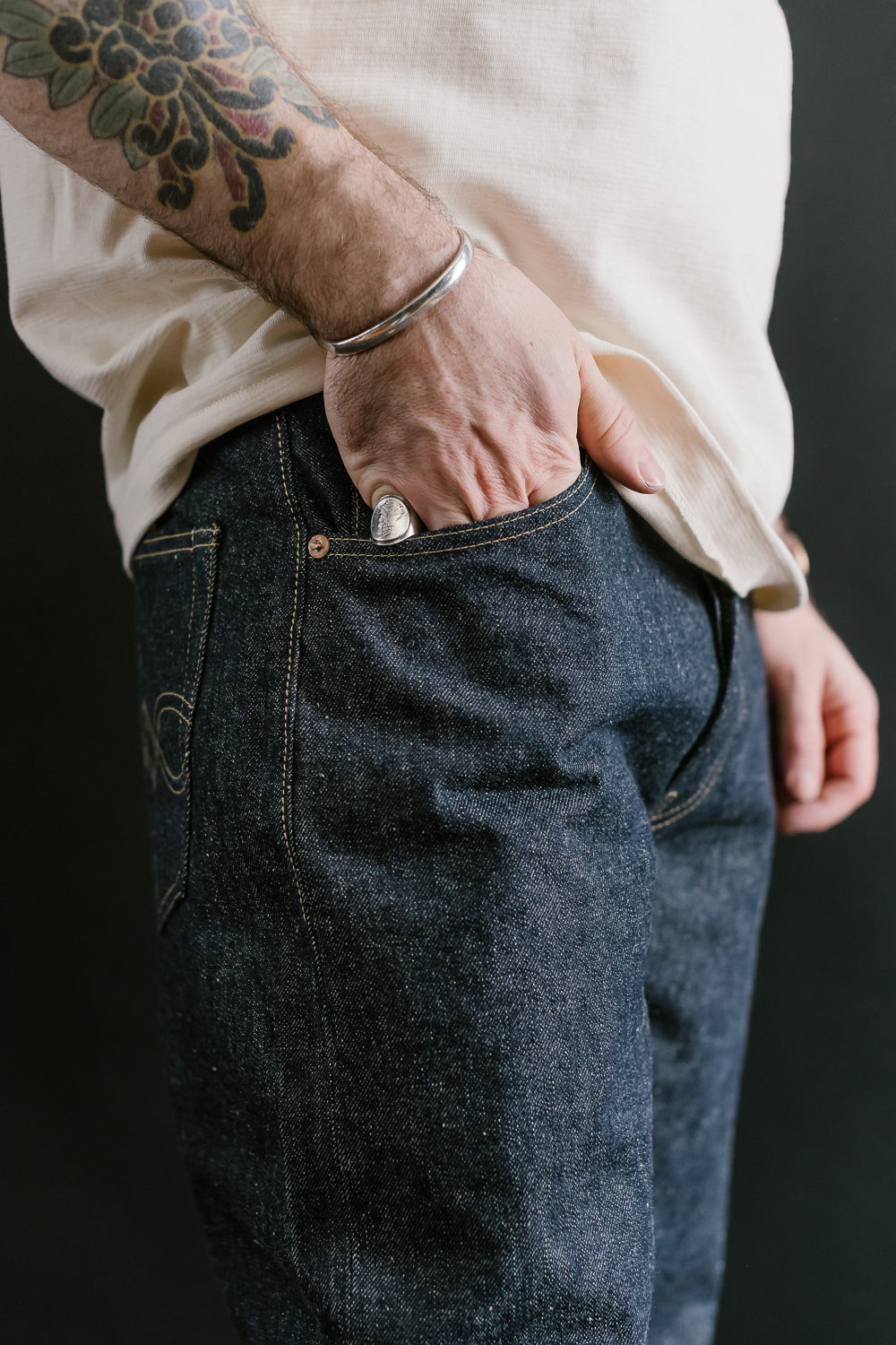 Lot 1001XX - 13.5oz 1947 Model Unsanforized Selvedge Denim - Indigo