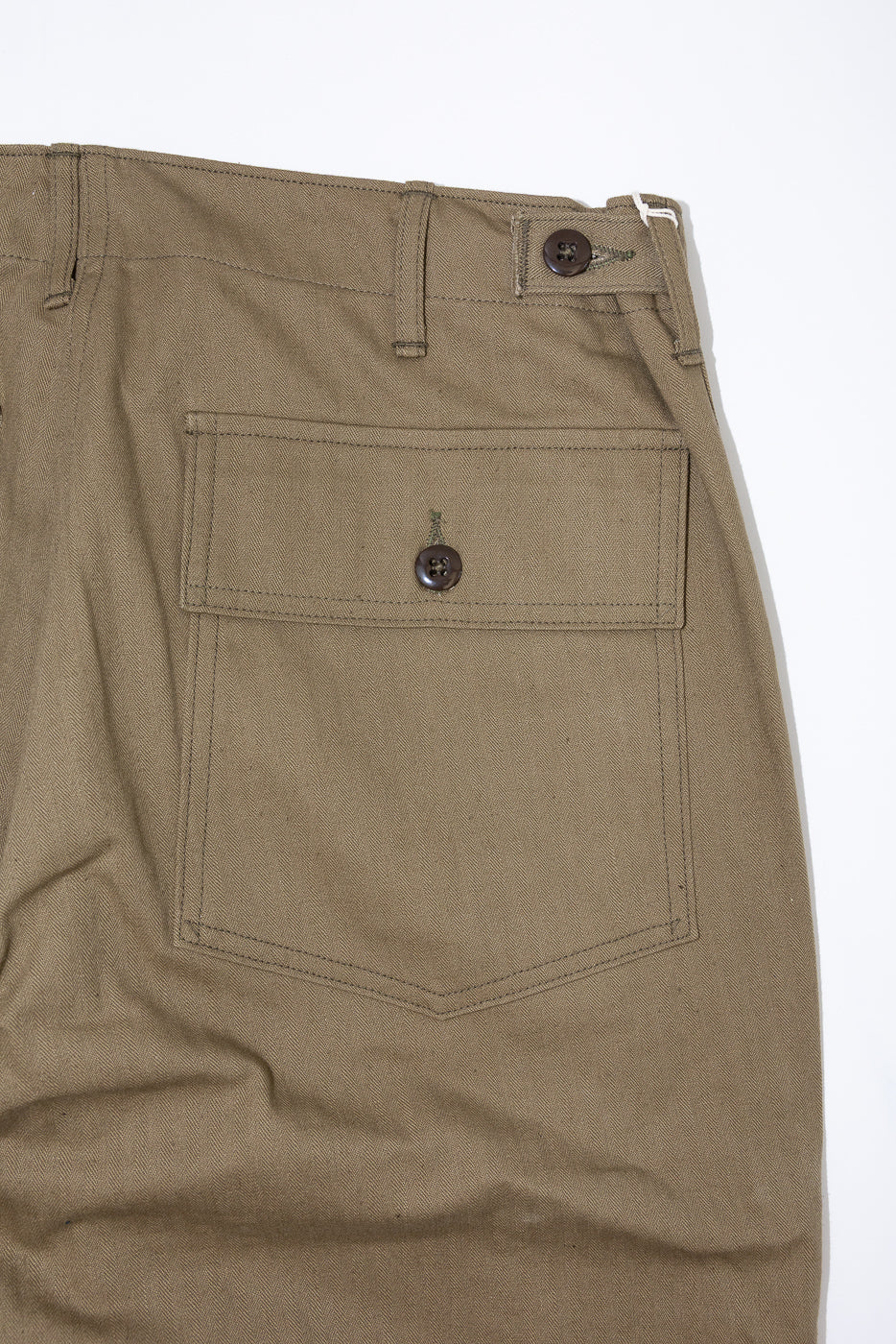 Lot 1086 - HBT Military Pants - OD Green | Dant