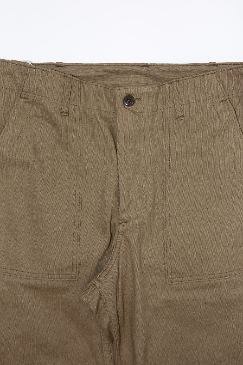 Lot 1086 - HBT Military Pants - OD Green | Dant