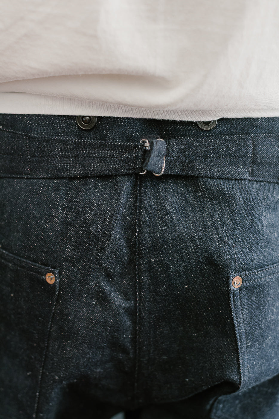 Lot 1333 - 1910~1915 No. 3 Selvedge Waist Overalls - Indigo