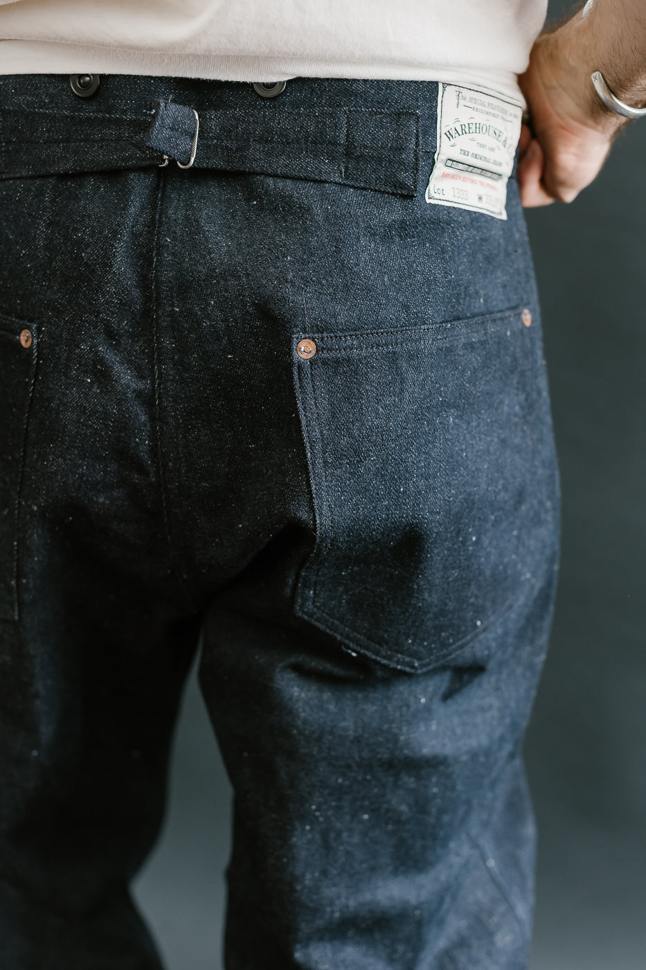 Lot 1333 - 1910~1915 No. 3 Selvedge Waist Overalls - Indigo