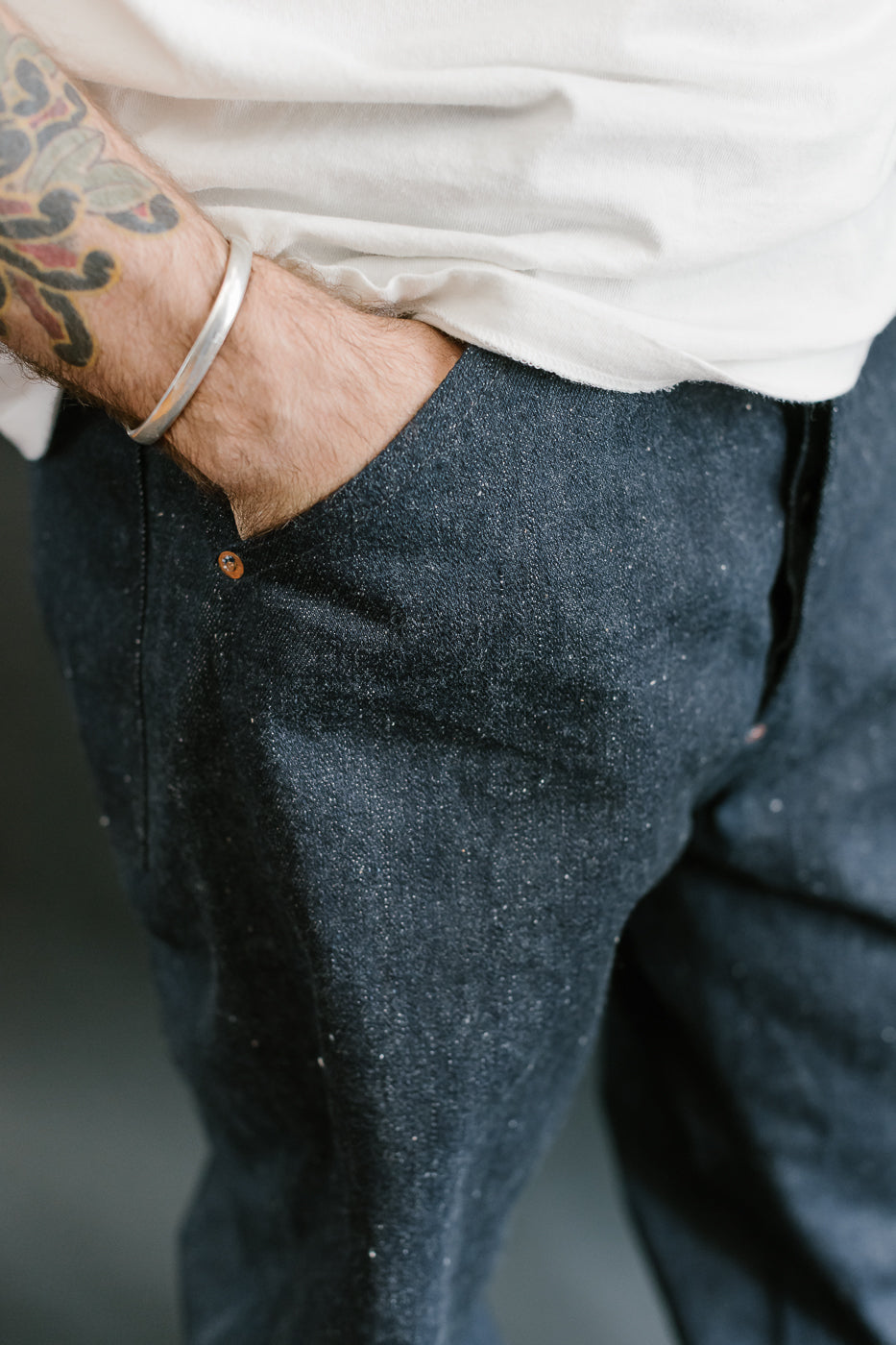 Lot 1333 - 1910~1915 No. 3 Selvedge Waist Overalls - Indigo