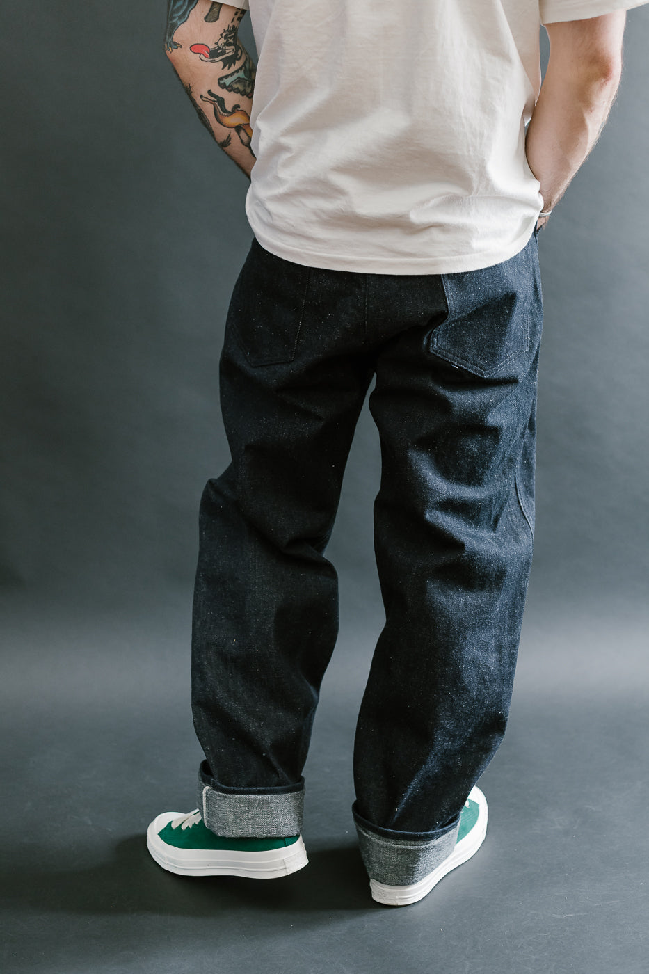 Lot 1333 - 1910~1915 No. 3 Selvedge Waist Overalls - Indigo