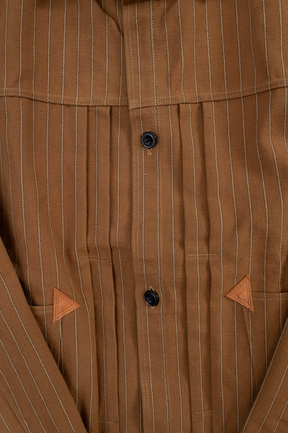 Lot 2214 - 1880 Greenbaum Heavy Leatherbound Brows Jacket - Duck Stripe