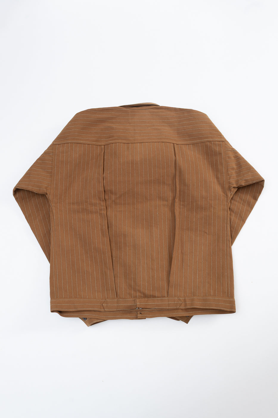 Lot 2214 - 1880 Greenbaum Heavy Leatherbound Brows Jacket - Duck Stripe