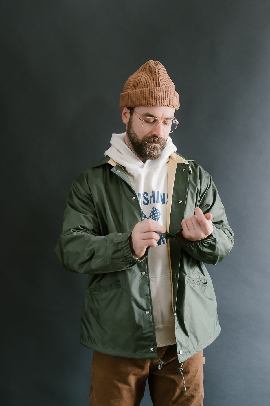 Lot 2230 - 1970's Guide & Coach Jacket - OD Green