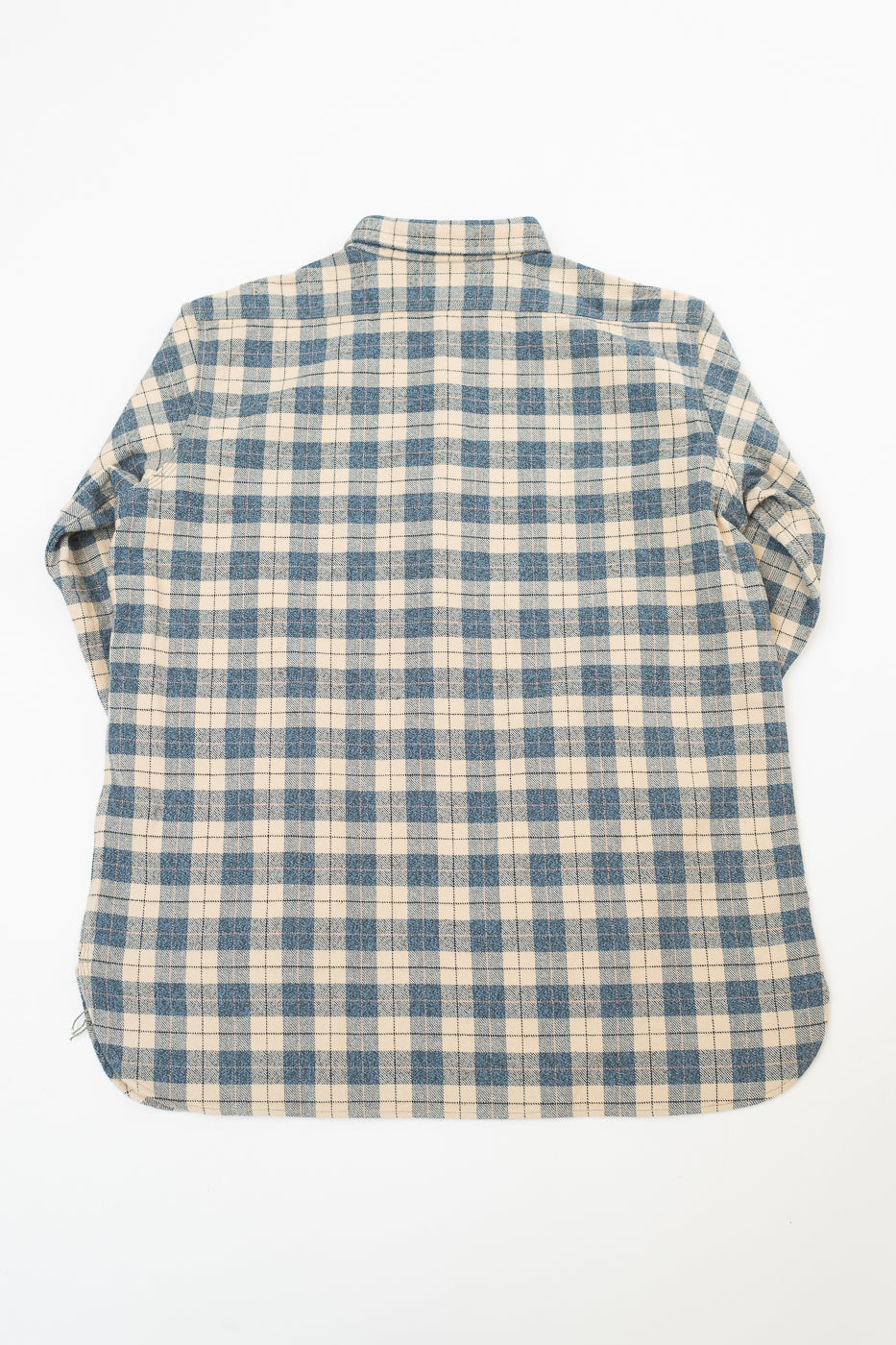 Lot 3060-O - Pullover Flannel Shirt One-Wash - H-1 Navy