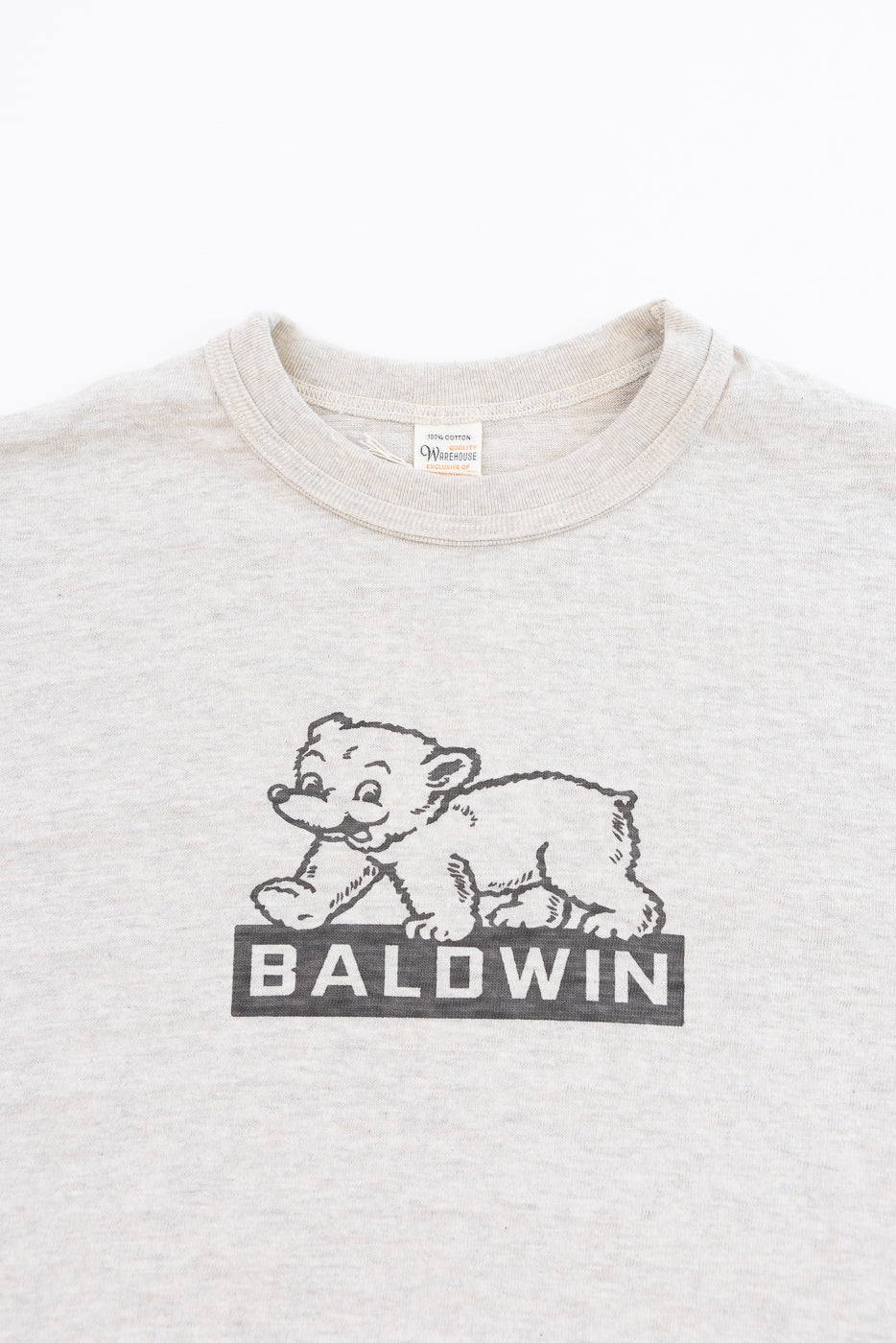 Lot 4601 - Baldwin Print T-Shirt - Oatmeal, Black
