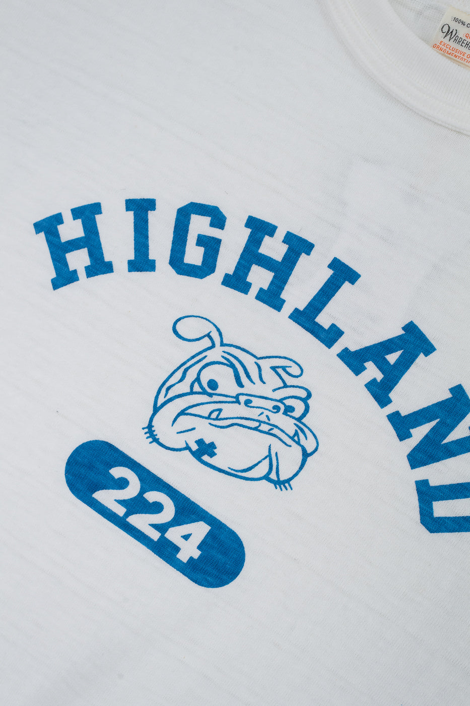 Lot 4601 - Highland Print T-Shirt - Off White, Blue