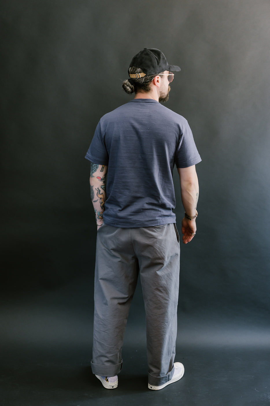 Lot 4601 - Slubby Cotton T-Shirt - Eggplant