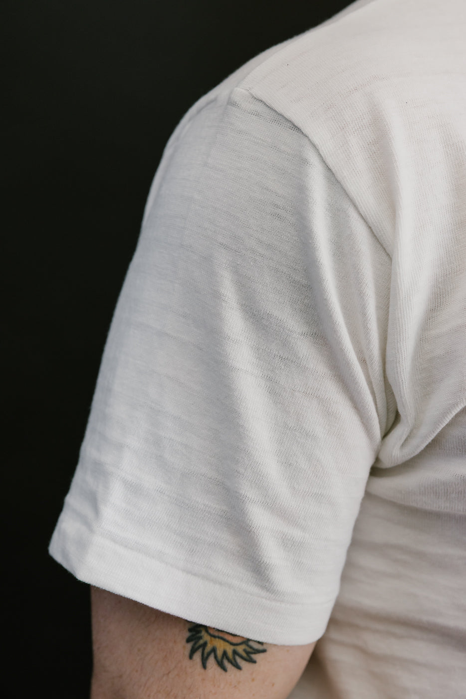 Lot 4601 - Slubby Cotton T-Shirt - Off White